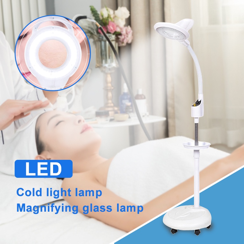 Lampu Facial LED Magnifiying Lamp Sangat Fleksibel Buat Klinik Kecantikan Dokter Gigi Dll Magnifiying Lamp Skincare