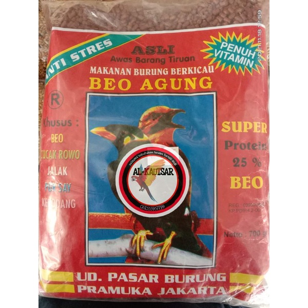 BEO AGUNG MAKANAN BURUNG BERKICAU