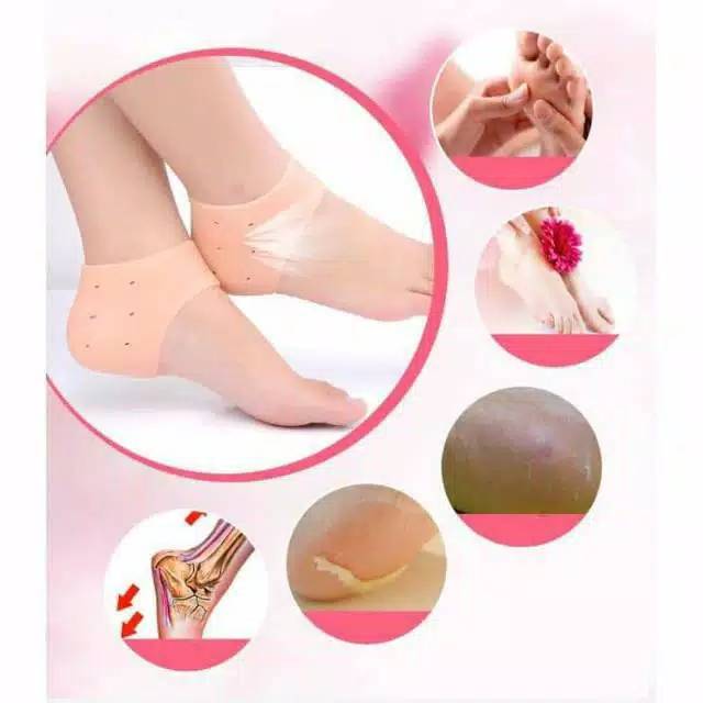 Pelindung Tumit Kaki Silicone Soft Gel Heel Protector , Silikon Kaki Pelindung Tumit