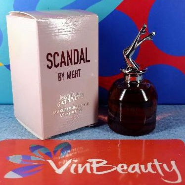 Miniatur Parfum OriginaL JPG ScandaL By Night EDP Intense 6 ml For Women Murah