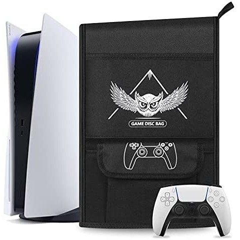 PS5 Dust And Water Proof Protector Cover With Game Disc Bag