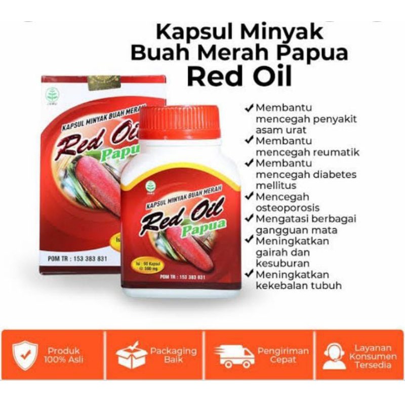 

Red Oil Papua - Kapsul Minyak Buah Merah