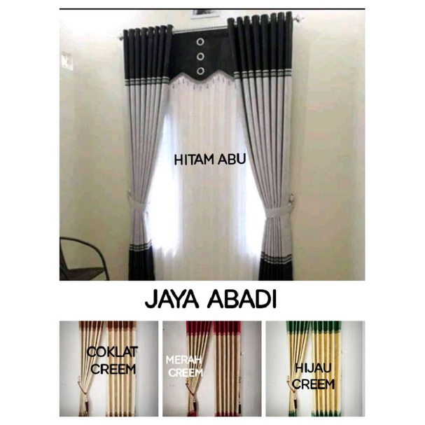 gorden smokring gorden dua warna gorden mewah gorden import