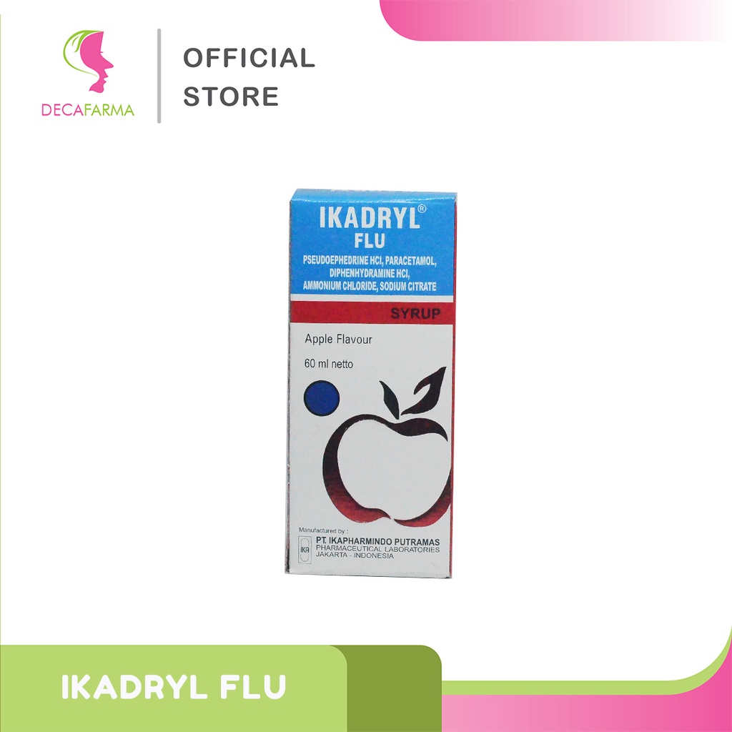 Ikadryl Flu Syrup 60 ml