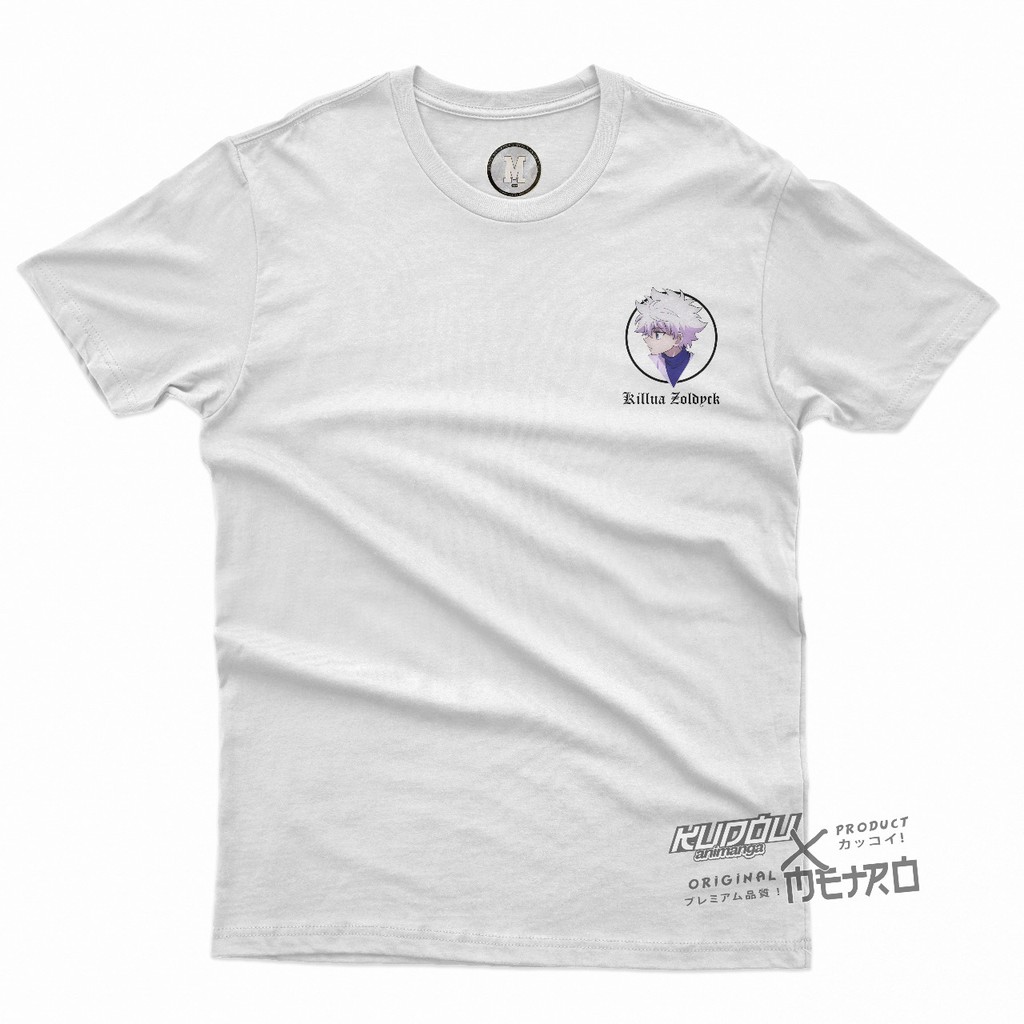 Kaos Killua Zoldyck Fear Hunter X Hunter Anime Manga Premium Unisex