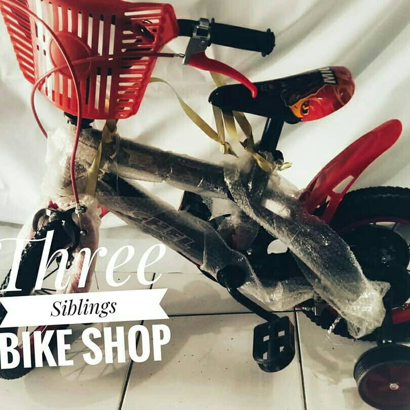 SEPEDA ANAK MICHEL 12 INCH BMX KARAKTER SPIDERMAN