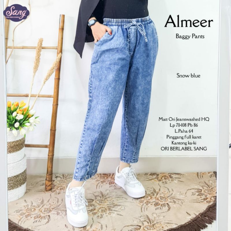 ALMER JEANS CELANA PANJANG JEANS WASH