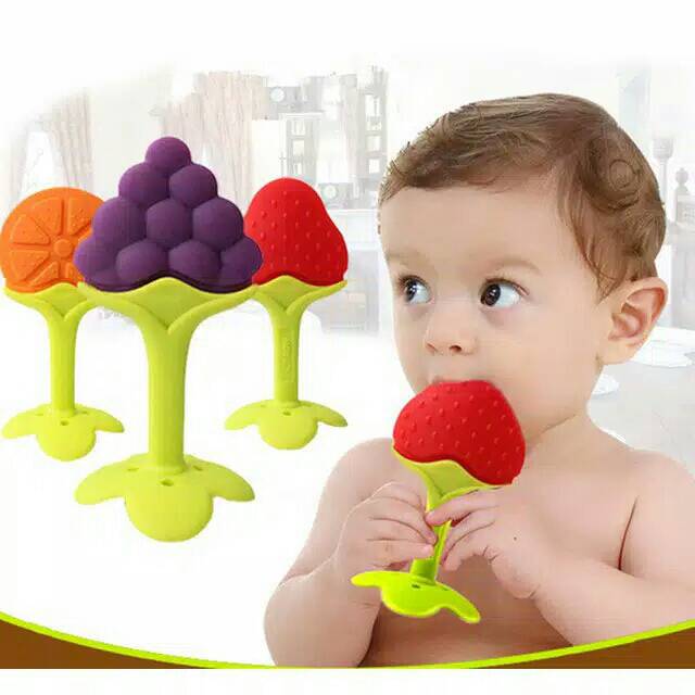 TEETHER BABY FRUIT BANANA MAINAN GIGITAN BAYI BENTUK BUAH PISANG