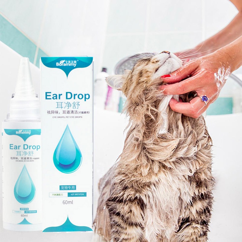 【Yayapet】60ml Obat Tetes Telinga Kutu Anabul Anjing Kucing Ear Drop