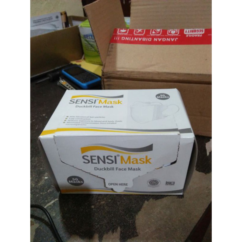 MASKER SENSI DUCKBILL 1 BOX