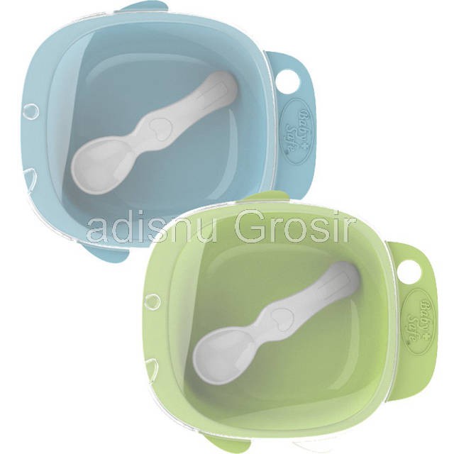 Baby Safe Wadah Makan Anak Bayi Meal Bowl with Transparent Lid B356