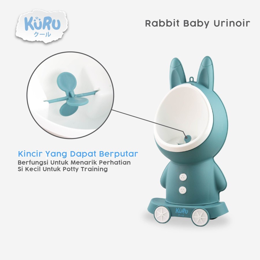 KURU Potty Train Urinal Rabbit Boy | Pispot Training Anak Laki 8903