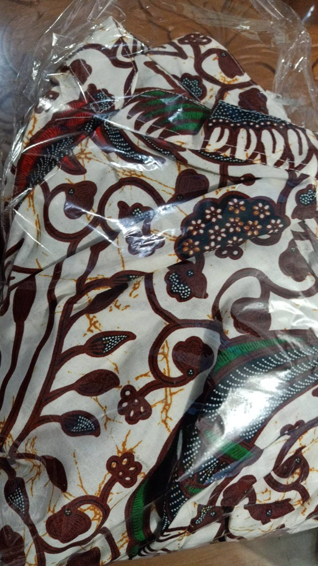 Ms Gamis Batik Sriwedari Maxi Super Jumbo Xxxl Ld 120c. Resleting Belakang Katun Sogan