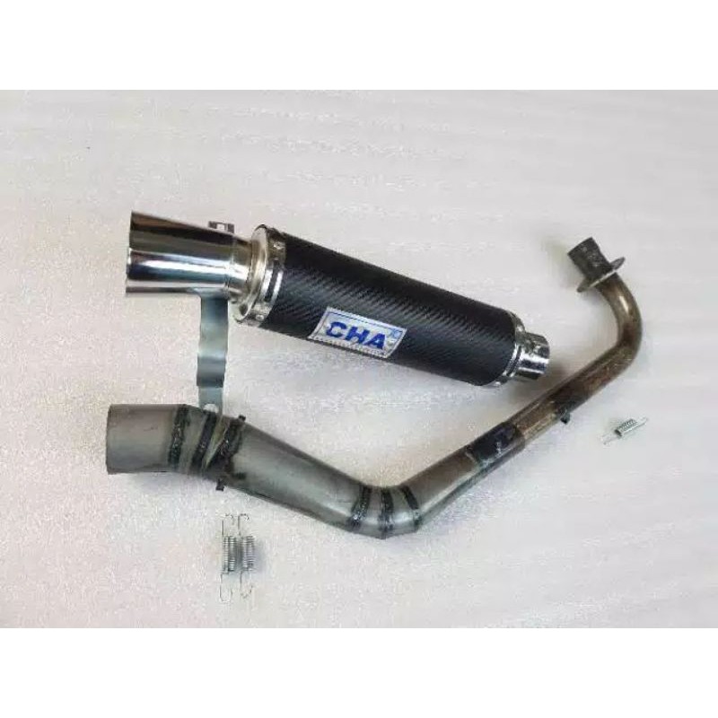 knalpot racing cha carbon mio sporty