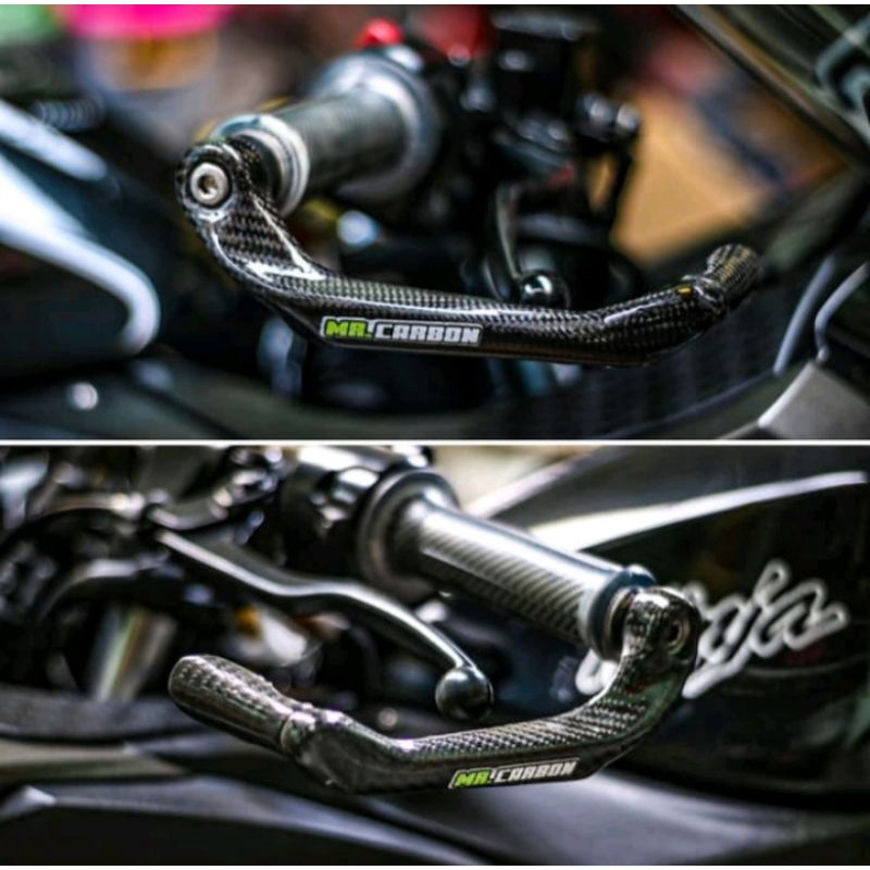 PAKET VARIASI / PROGUARD JALU CARBON + HANGRIP NITEX CARBON UNIVERSAL MOTOR NMAX OLD NEW PCX ADV VARIO CB CBR R15 V2 V3 V4 GSX R25 Dill universal motor