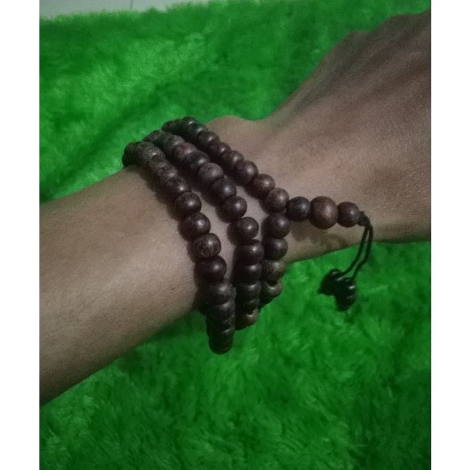 KALUNG GELANG TASBIH KAYU GALIH ASEM 99 BUTIR, 5mm