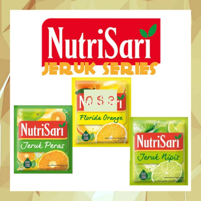 

《OS3》 NutriSari 14 gram | JERUK PERAS | JERUK NIPIS | FLORIDA ORANGE |