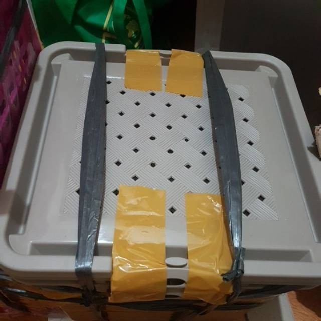 Keranjang Tempat Loundry Storage Bag Basket Carlotta M6501 Hawaii Medium Kualitas Bagus