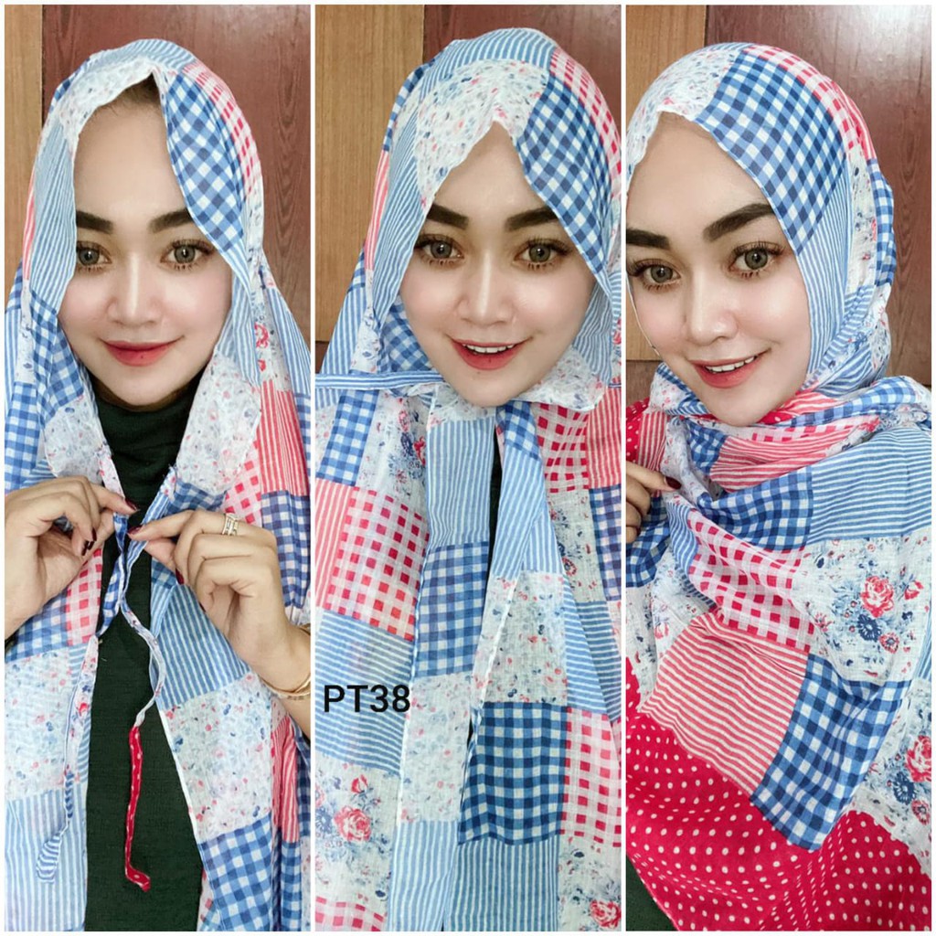 Hijab Pashmina NN 190cm x 55cm / Hijab Pashmina Tali NN 190cm x 55cm