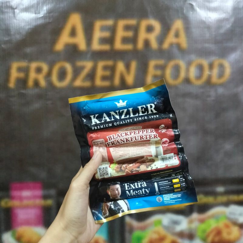 

Kanzler Blackpepper Frankfurter 300Gr