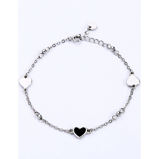 LRC Gelang Tangan Fashion Drip Heart-shaped Bracelet F5347X