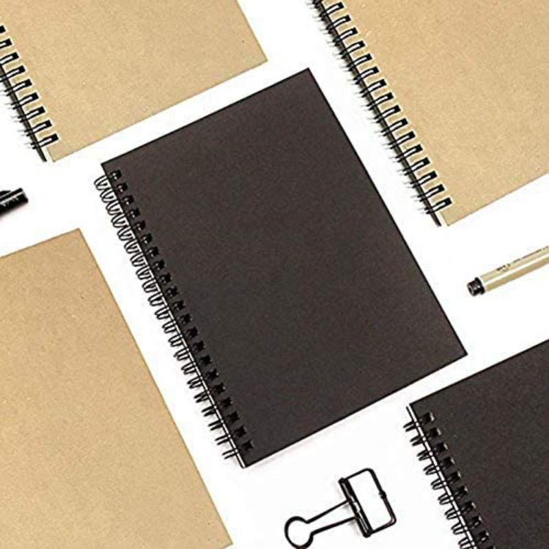

100 Lembar Notebook Spiral A4 Blank Line