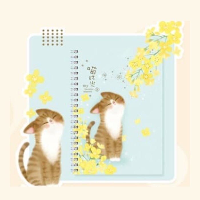 

Gaya Deli La560 Spiral Notebook Cat Buku Catatan A5 - 60 Lembar Hemat