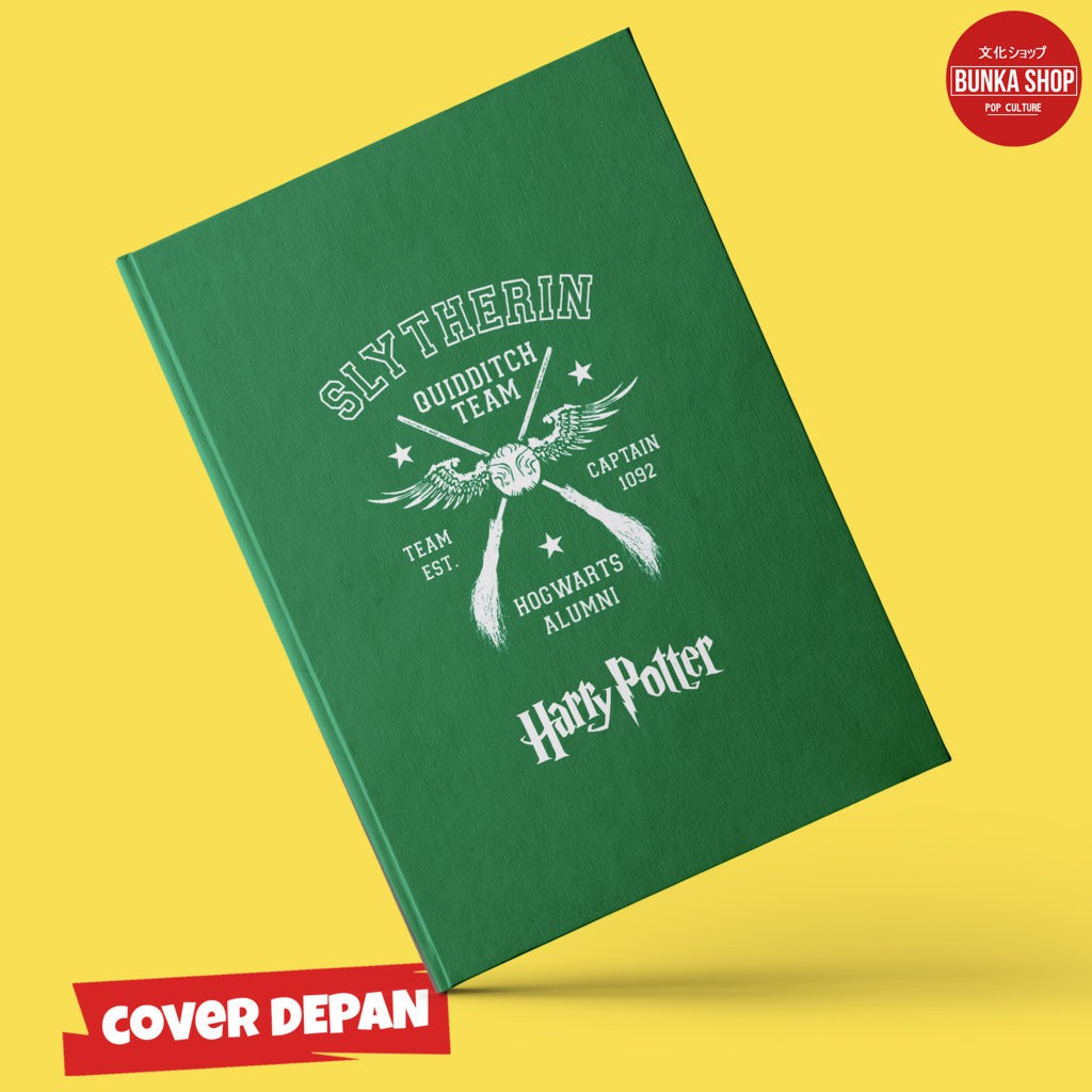 

Note Book Film Harry Potter Slytherin Quidditch Team Hardcover A5 Jurnal Agenda Planner