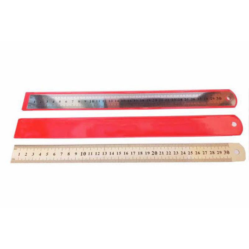 

BESI-Penggaris Besi 30 cm/Garisan/Mistar/Penggaris