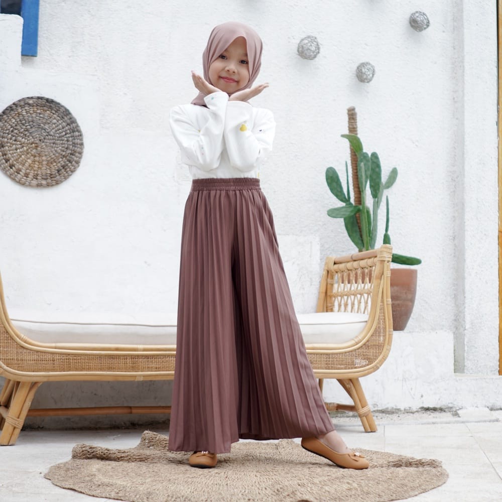 Kulot Plisket Import anak 9-12 tahun Kulot Anak Murah