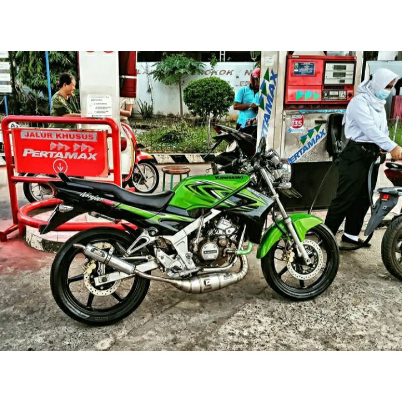 Striping lis sticker standar ori Kawasaki Ninja Ss 2011 Hijau Striping Ninja ss 2011