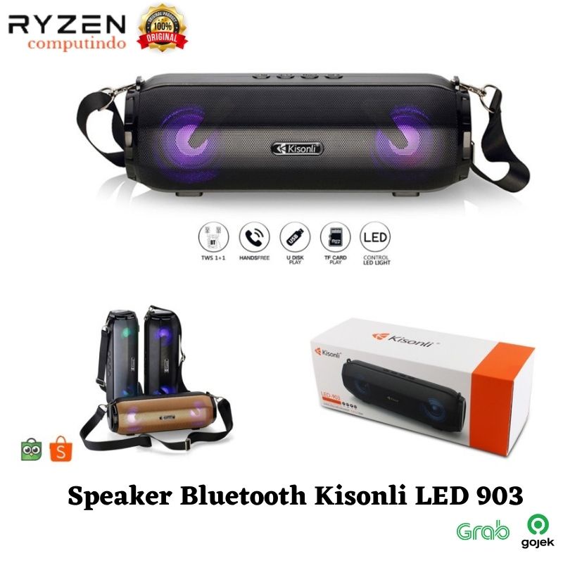 Speaker Bluetooth Kisonli LED 903