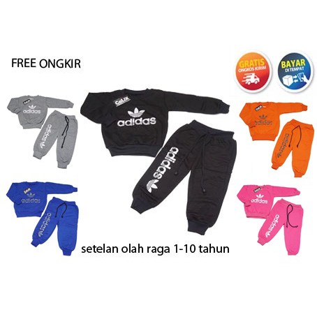 Baju Olahraga Anak Setelan Training Unisex