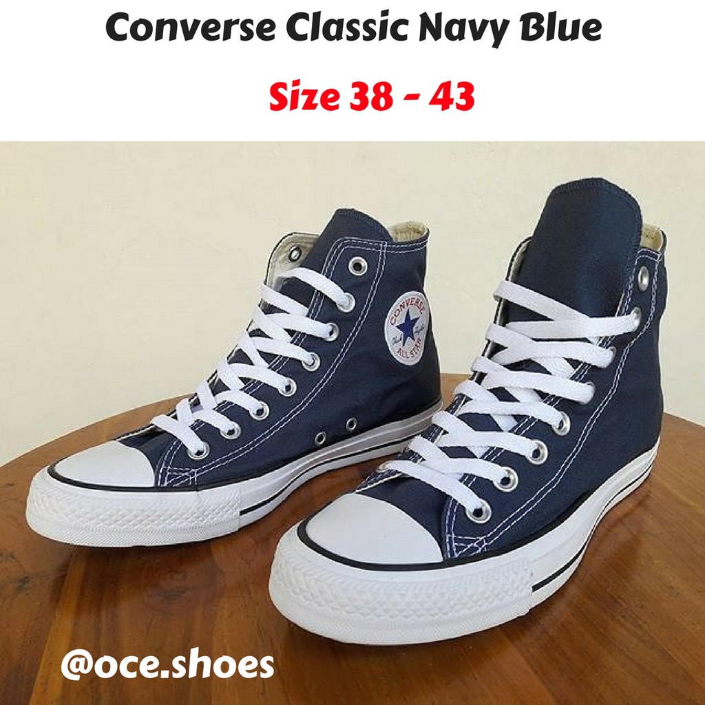 converse classic navy blue