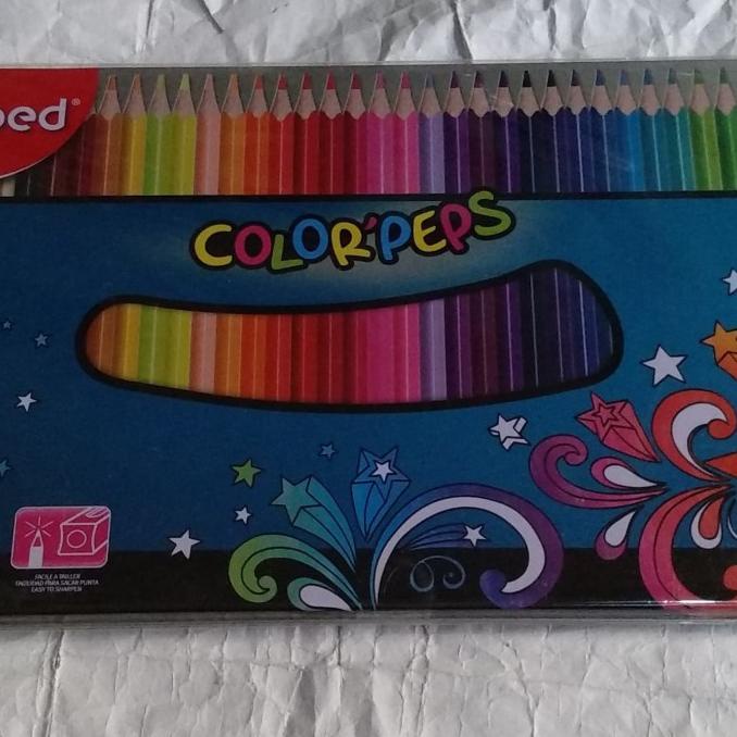 

PINSIL WARNA COLOR'PEPS MAPED 36 METAL BOX ---READY---