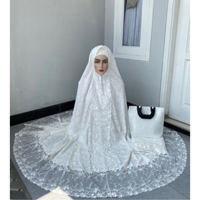 MUKENA SUTRA ORIGINAL SYAHRINI MODEL KEPALA ANTI TEMBEM || MUKENA AHSANI