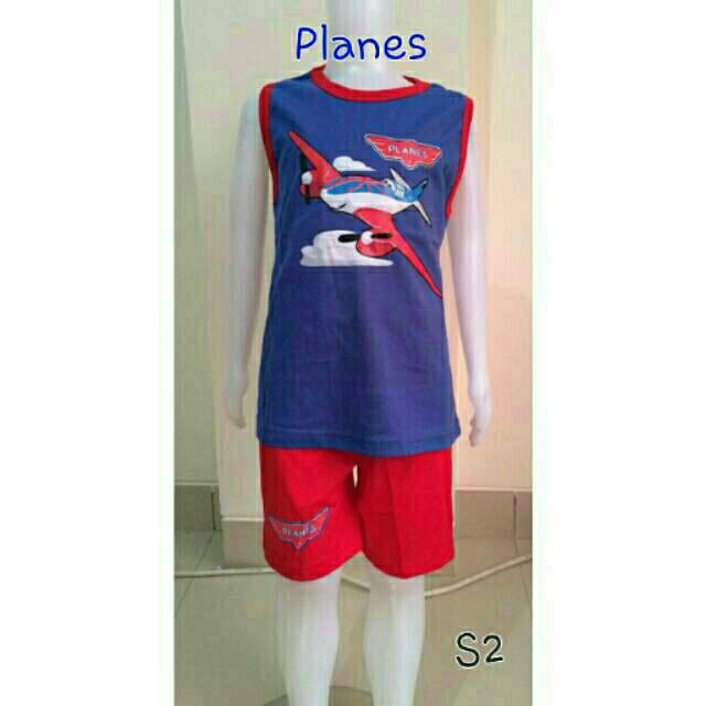 BAJU SETELAN ANAK KARAKTER TANGAN KUTUNG BEN10, THOMAS dll