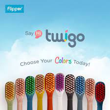 Flipper Twigo Kids Toothbrush 2 in 1 Sikat Gigi Anak Balita