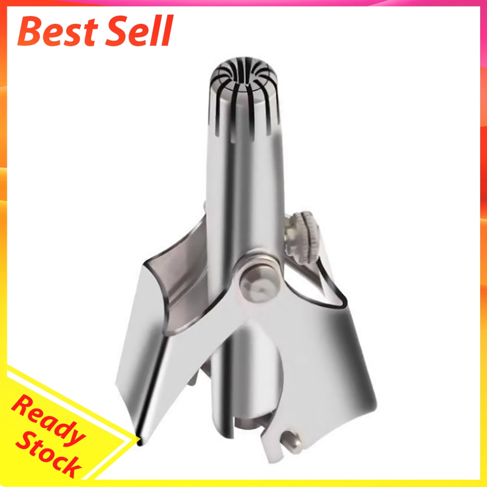 Washable Manual Nose Hair Trimmer Stainless Steel Nasal Ear Hair Shaver