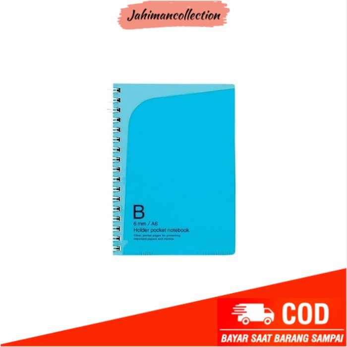 

✨ BISA COD ✨ KOKUYO HOLDER POCKET NOTEBOOK A6