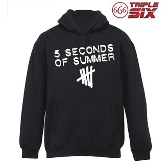 Jaket Hoodie - 5 seconds of Summer - BLACK