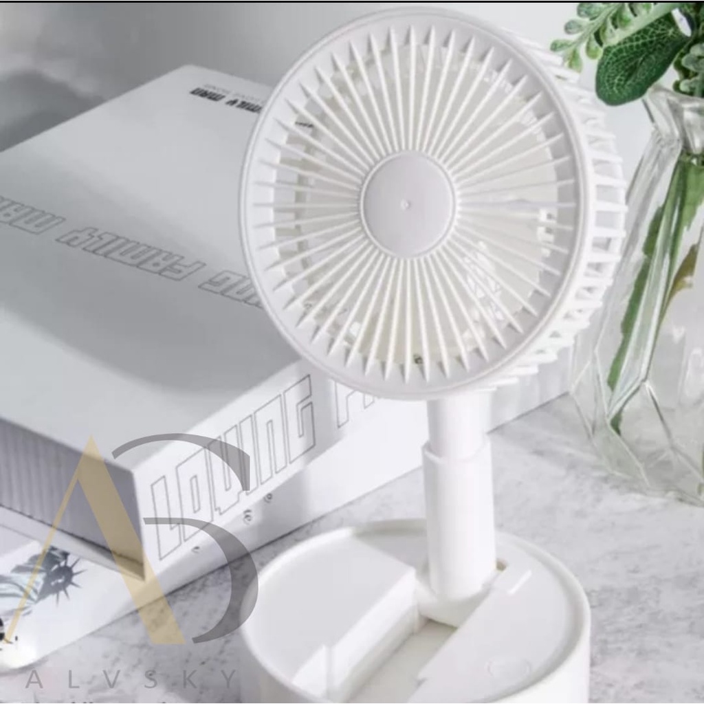 KIPAS LIPAT MINI USB / KIPAS ANGIN PORTABLE / USB RECHARGEABLE MINI DESK FAN / KIPAS BELAJAR KIPAS MINI LAZY SUMMER KIPAS LIPAT