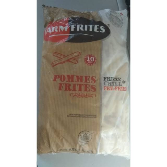 

Kentang Frozen 2,5kg ukuran 10mm & 7mm