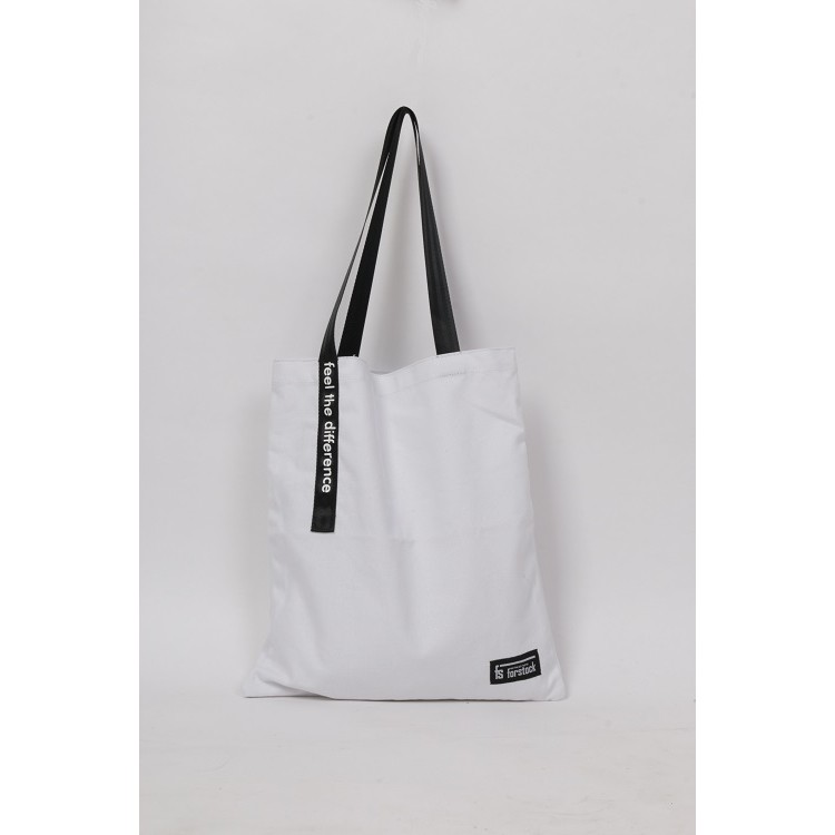 TAS TOTE BAG FS-BGTB02WH KANVAS WARNA PUTIH