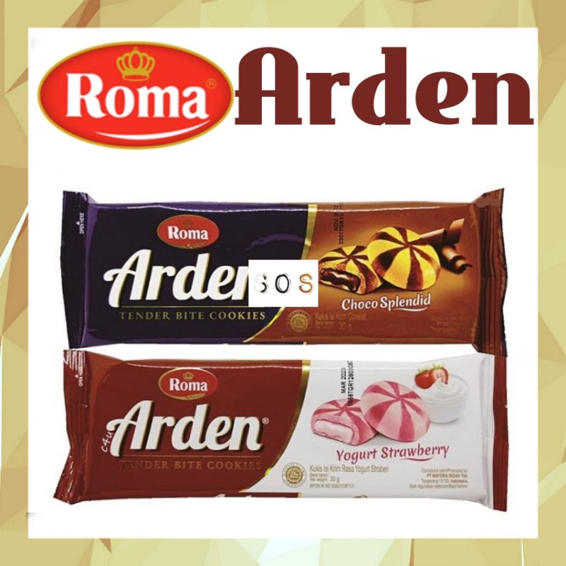 

《OS3》 Roma Arden Tender Bite Cookies 30 gram - choco splendid // strawberry yoghurt