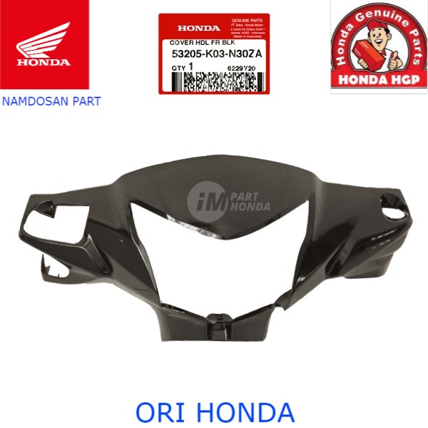 Ahm 53205-K03-N30ZA Batok Lampu Depan Revo Fi Hitam