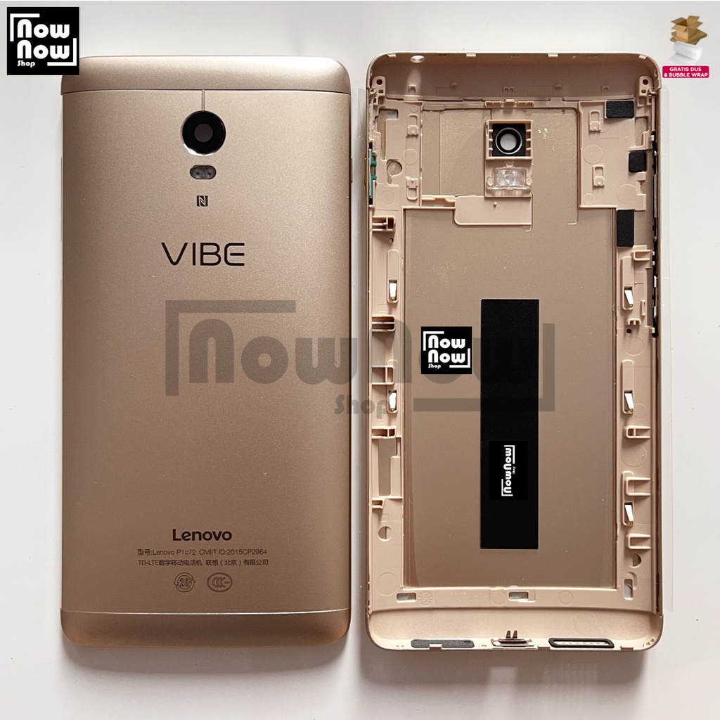 Backdoor Tutup Belakang Baterai Backcover Back Casing Lenovo Vibe P1 Turbo P1c72 P1a41 P1a42 P1c58