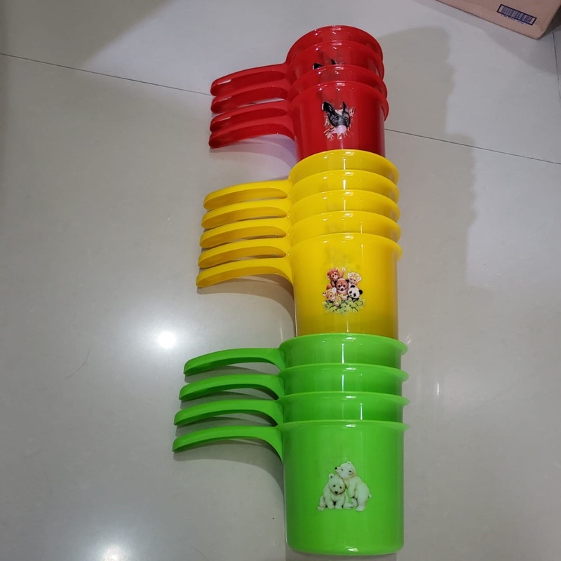 gayung mandi ayam jago putih