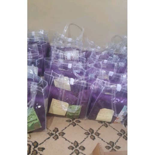 

Tas Parcel Mika Transparan bening 0,20 (READY STOK) S GAJAH