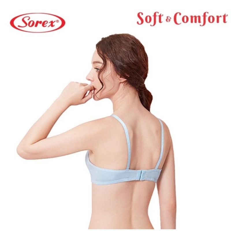 Sorex Soft &amp; Comfort Bra (17227) BH Busa Tanpa Kawat Cup Setara A-B